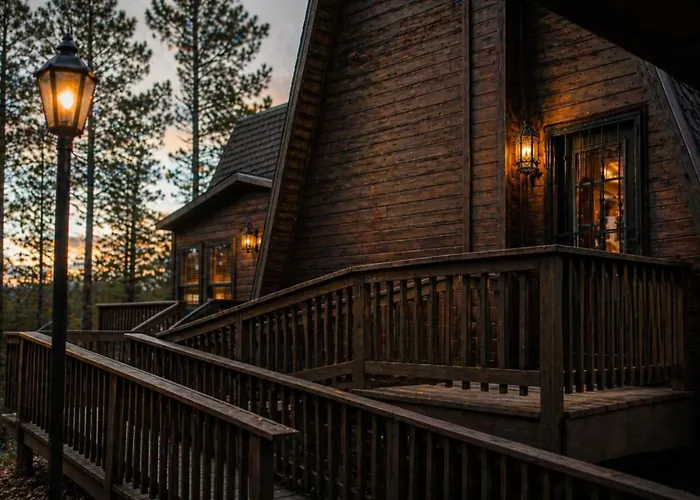 Sunset-view A-frame Sleeps 12 Dog Friendly